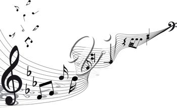 Music notes clipart
