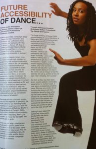 Read the article on the Dance UK's website