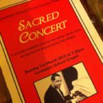 Leweston Choral Society Sacred Concert flier, 1 Mar 2015 2015