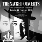 The Sacred Concert flier - Sheldonian Theatre, Sun 22 Feb 2015