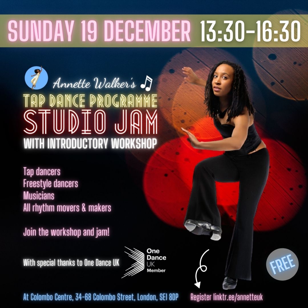 Sunday 19 Dec 13:30-16:30 Studio Jam