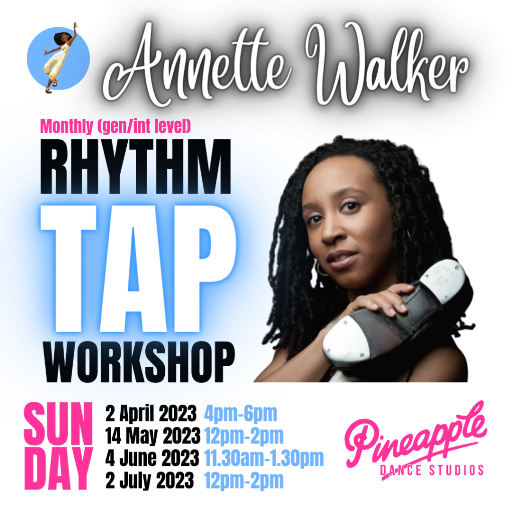 Rhythm Tap Workshop Summer 2023 flyer